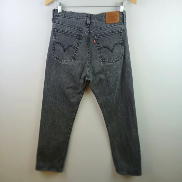 Levi's Women's SIZE 28/26 Premium Denim Wedgie Straight Jeans Gray - Picture 5 of 6